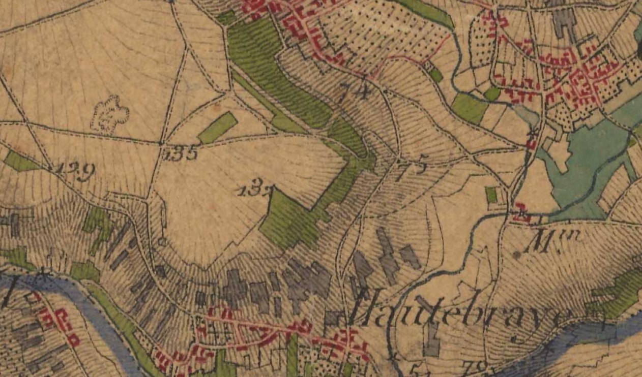Carte historique de l'Hermitage