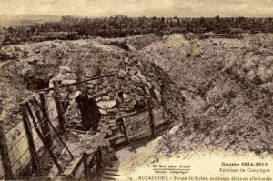 Le front d'Autrêches, Grande Guerre